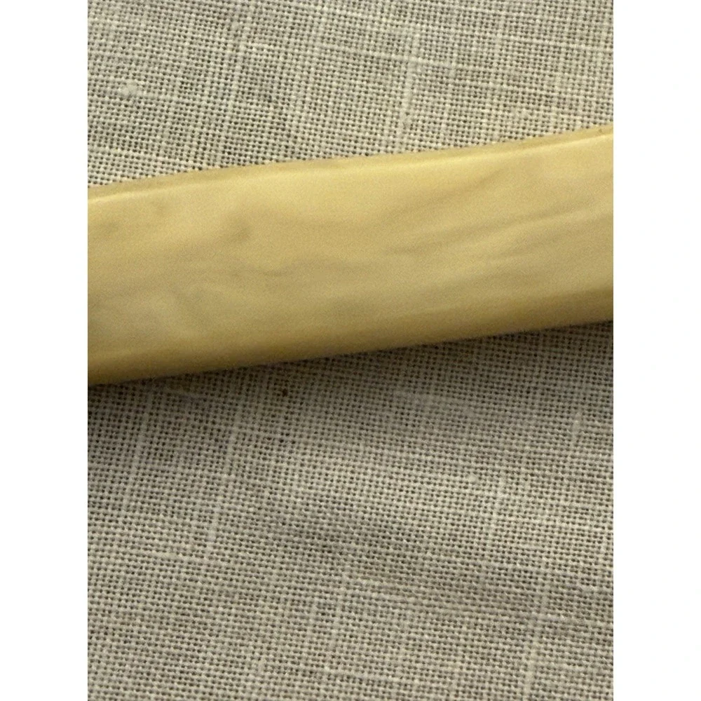 Vintage Robeson Steak Knives Cream Butter Swirl Handles Set Of 5